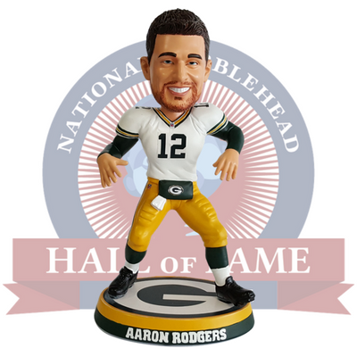Aaron Rodgers Discount Double Check Bobblehead - National Bobblehead HOF Store