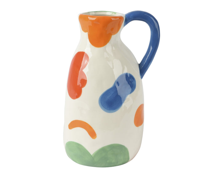 Abstract Print Jug Vase