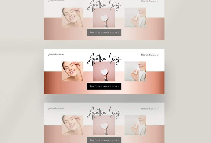 Ladystrategist Agatha Facebook Cover Canva Template instagram canva templates social media templates etsy free canva templates