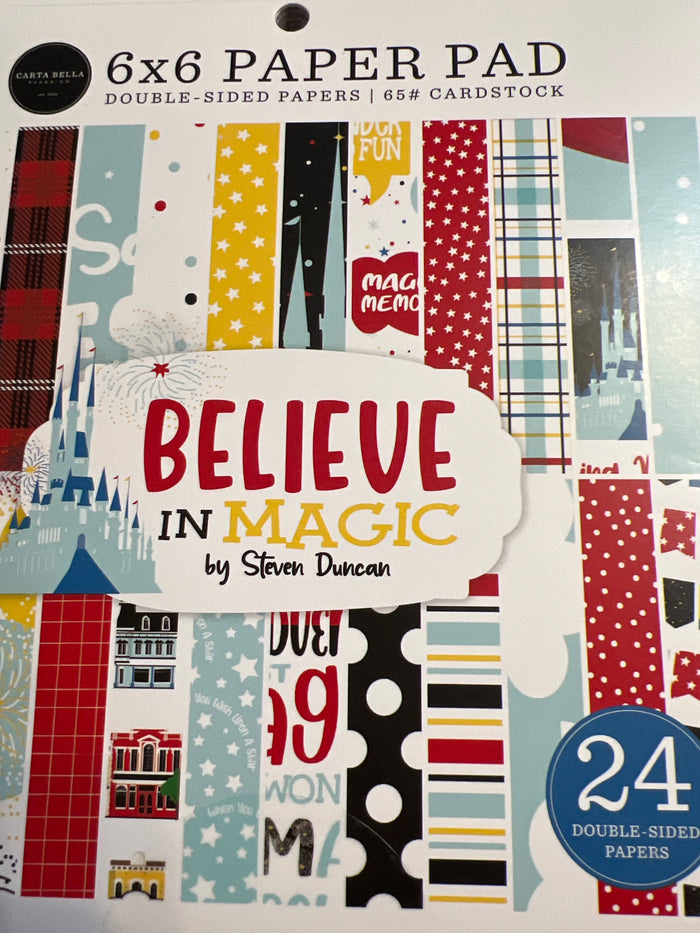 Believe in Magic 6x6 paper pad by Echo Park