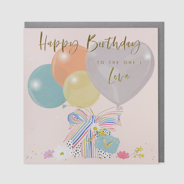 Belly Button The One I Love Birthday Greetings Card