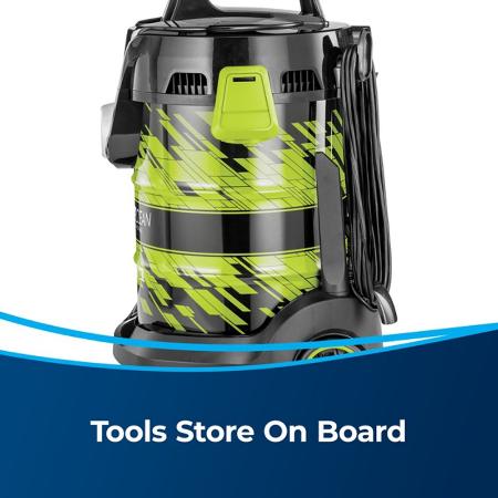Bissell Drum Vacuum Cleaner Premium, 21Lit, 1500Watts, Green