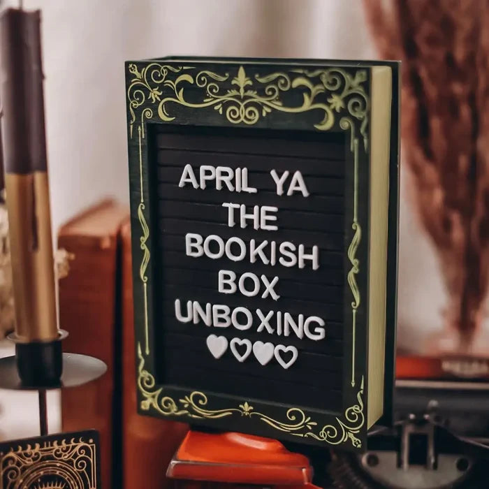 Bookish Letter Board Home