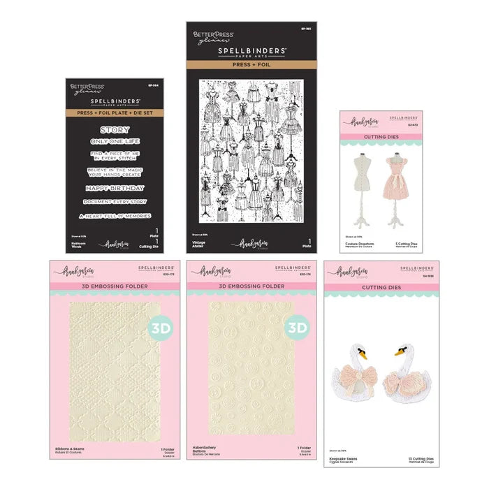 buttons & keepsakes I want it all collection by spellbinders