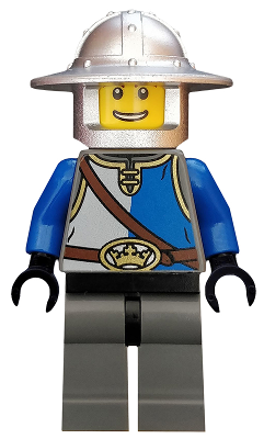 Castle - King's Knight Blue and White with Chest Strap and Crown Belt