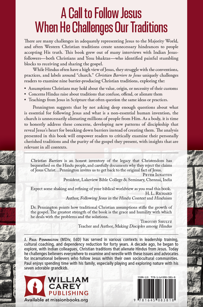 Christian Barriers to Jesus (Revised Edition) - MissionBooks.org