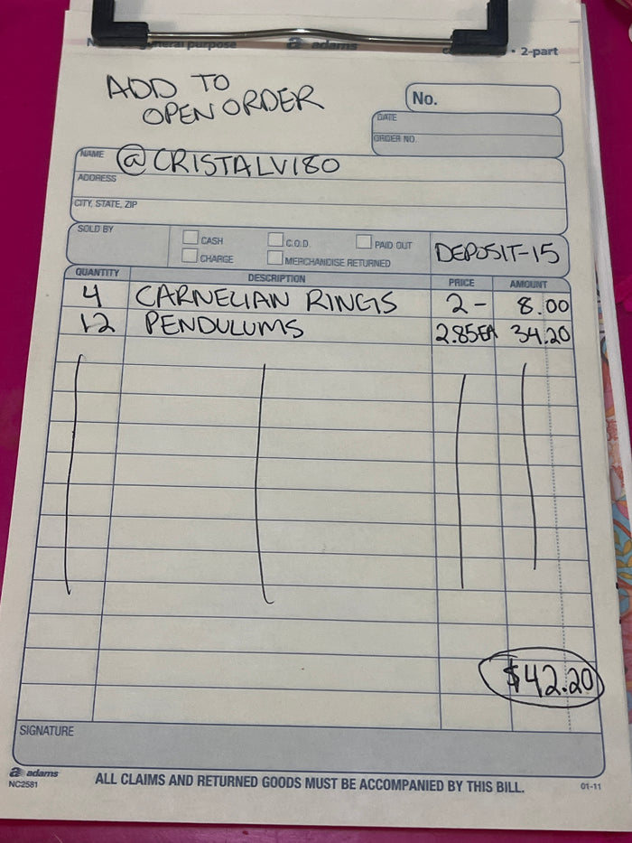 @Cristalv180 Wholesale Live Sale Invoice