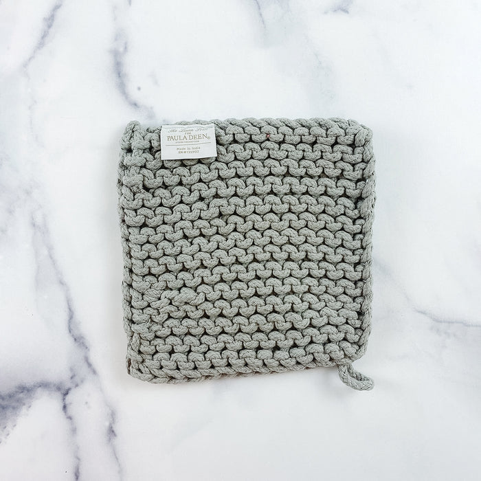 Crocheted Pot Holder GRAY