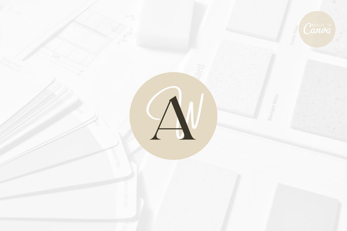 Ladystrategist Shop DIY AW Designer Brand Logo Canva Template instagram canva templates social media templates etsy free canva templates