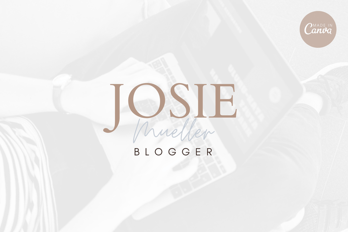 Ladystrategist Shop DIY Josie Blogger Brand Logo Canva Template instagram canva templates social media templates etsy free canva templates