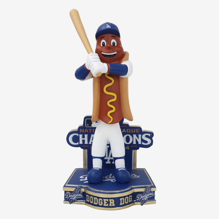 Dodger Dog Los Angeles Dodgers 2024 NL Champions MLB Baseball Bobblehead