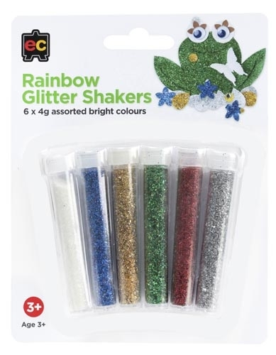 EC Glitter Shakers Rainbow Pack 6x 4g