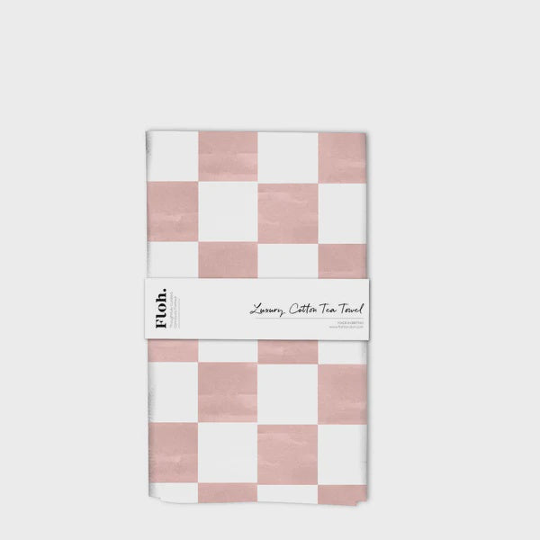 Floh. Paloma Checkerboard Tea Towel