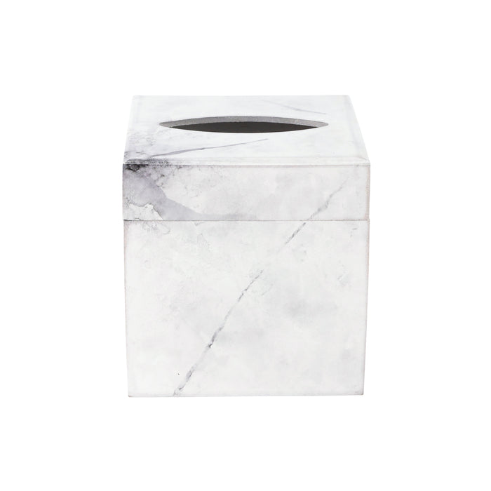 Florentine Wooden Marble Tissue Box