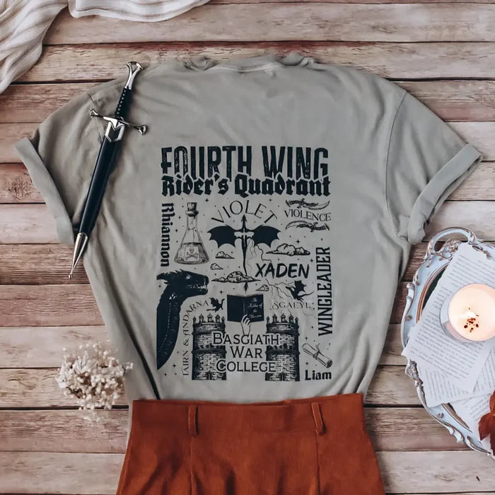 Fourth Wing Lover Heavy Weight Tee Shirt