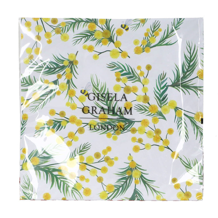 Gisela Graham Pack of 20 Paper Napkins - Mimosa