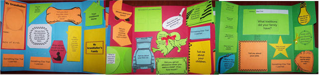 Grandfather's Wisdom Interview Lapbook - PRINTED