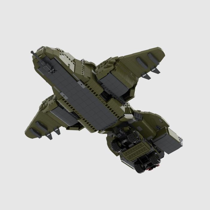 HALO Pelican D.77 Dropship Klemmbausteine - LesDiy - Klemmbausteine