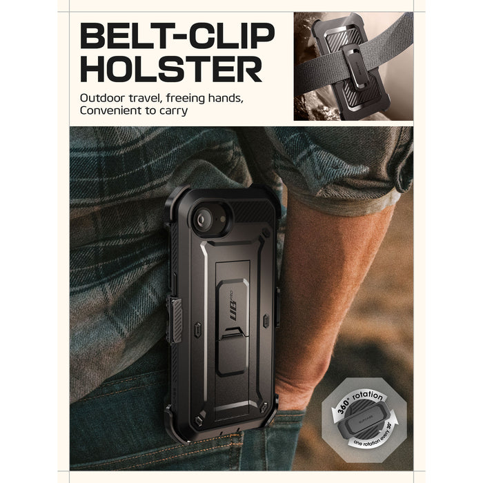 iPhone 16e Unicorn Beetle Pro Rugged Case-Black