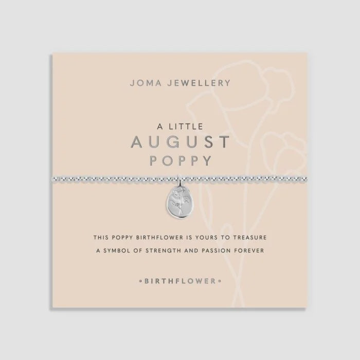 Joma Birth Flower A Little August Bracelet