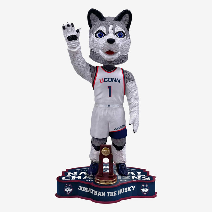 Jonathan the Husky UConn Huskies 2025 Women's Basketball National Champions NCAA Bobblehead