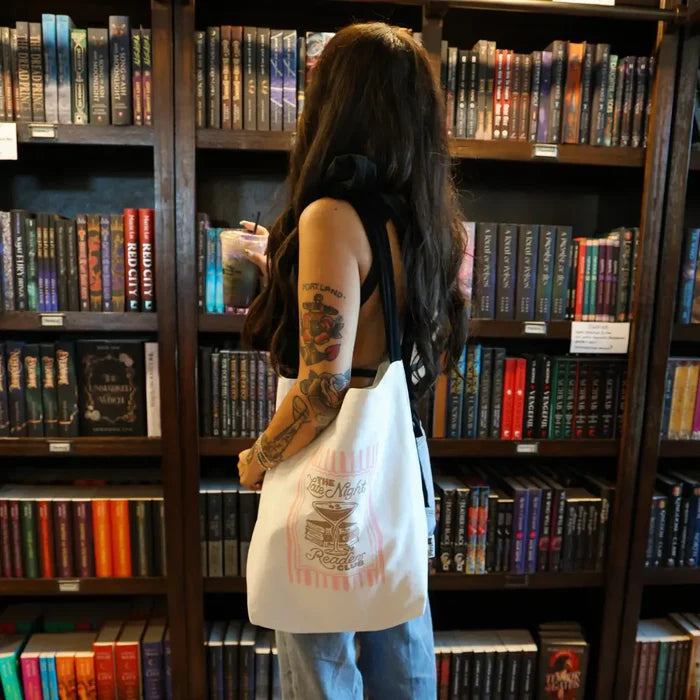 Late Night Reader Bow Tote Bag - Bags