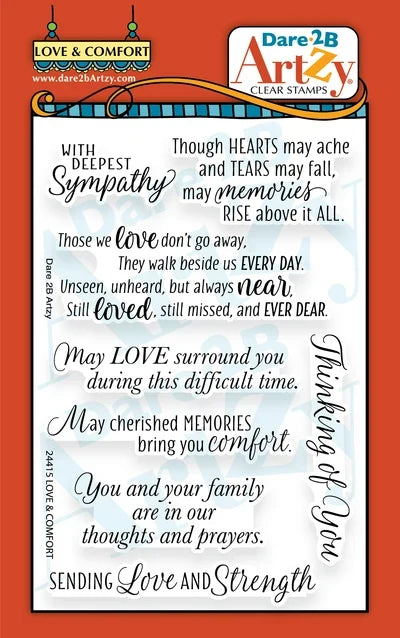 Love & Comfort Stamp Set by Dare 2B Artzy