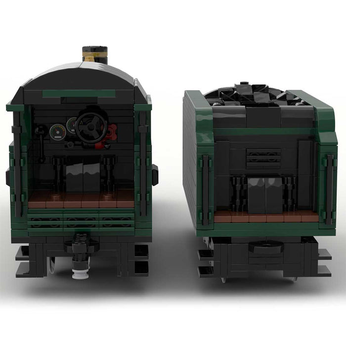 MOC - 117927 GWR Hall Class "Kinlet - Hall" Steam Locomotive Klemmbausteine - LesDiy - Klemmbausteine