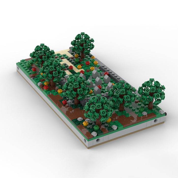 MOC - 183062 Mini World War II Sand Table - Module 2 - Cemetry Model Klemmbausteine - LesDiy - Klemmbausteine