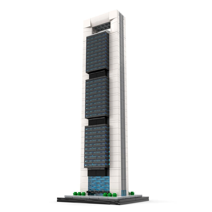 MOC - 184706 Torre Cepsa 1:800 Scale (Cepsa Tower) Klemmbausteine - LesDiy - Klemmbausteine