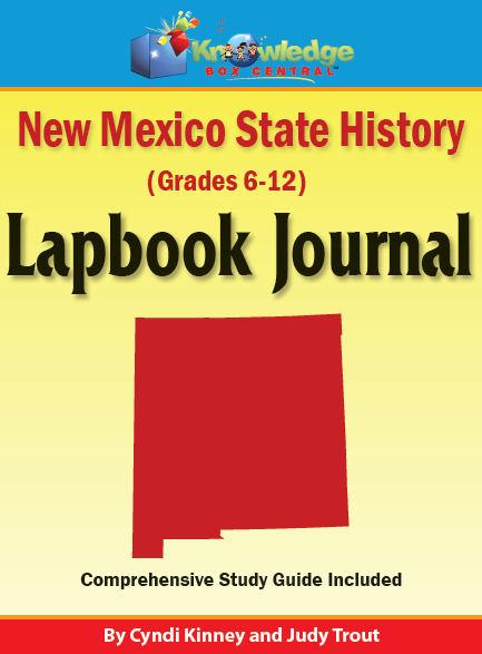 New Mexico State History Lapbook Journal - PRINTED