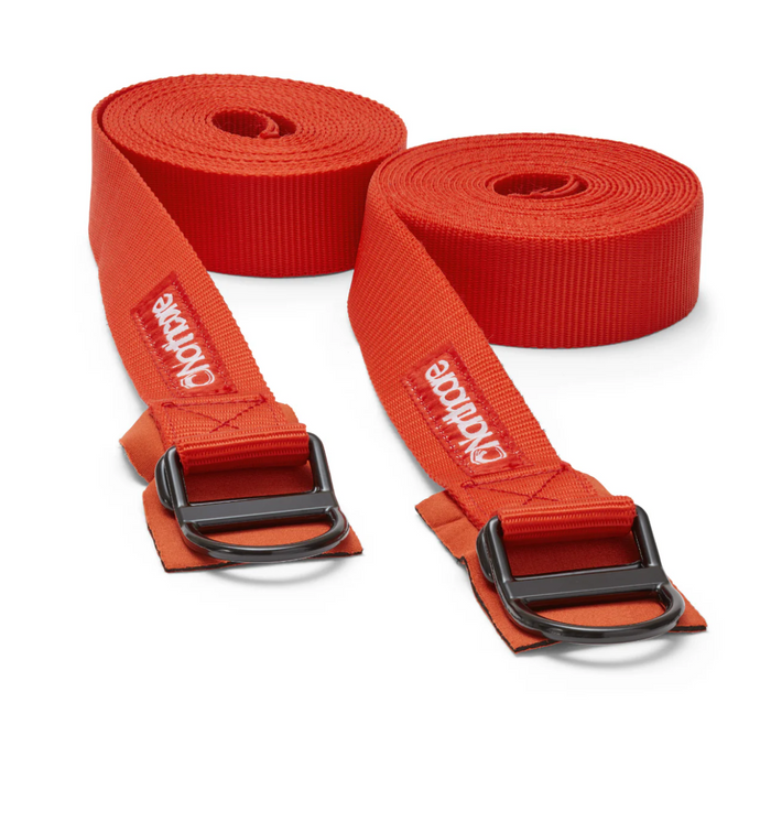 Northcore D-Ring Tie Downs - Red