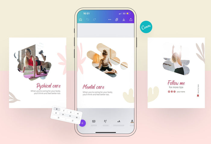 Ladystrategist Paisley Educational 6-Page Carousel Canva Template instagram canva templates social media templates etsy free canva templates