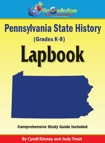 Pennsylvania State History Lapbook - PRINTED