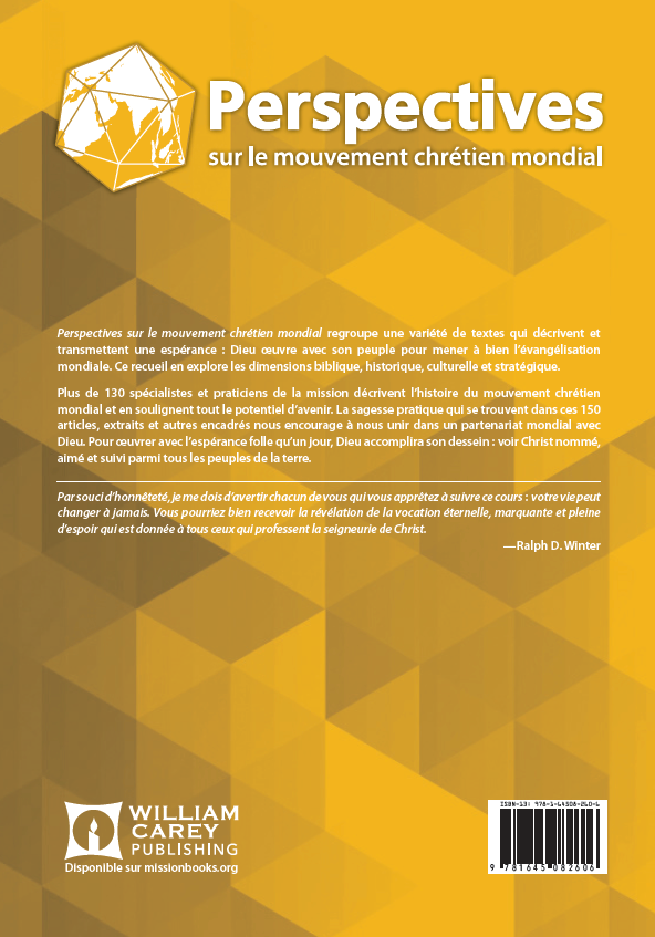 Perspectives sur le mouvement chrétien mondial (Édition française pour Global): Recueil de textes - MissionBooks.org