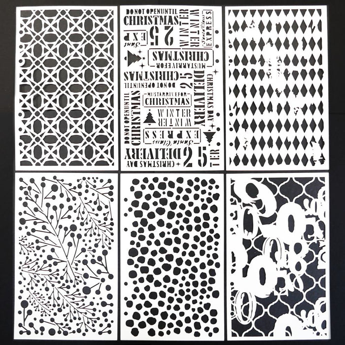 planner Christmas stencil #3 by Elizabeth Crafts