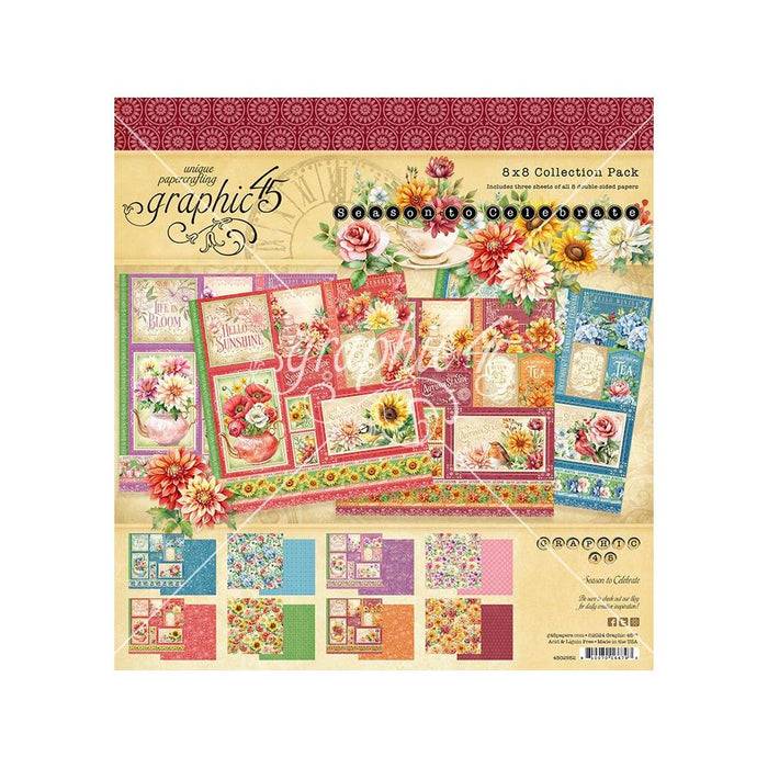 Season To Celebrate 8x8 paper by Graphic 45