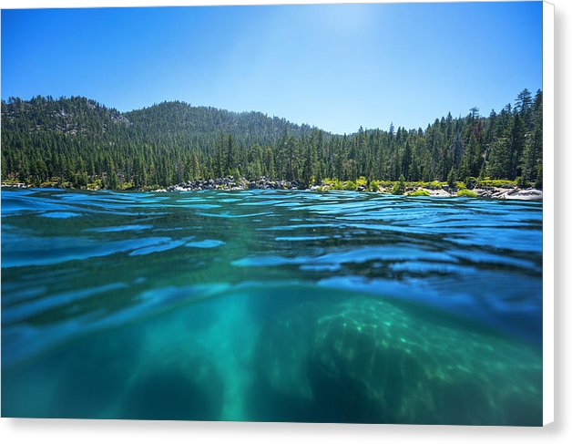 Secret Harbor and Below - Canvas Print