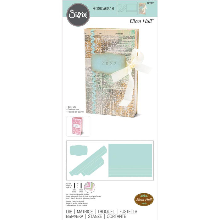 skinny mini book box bigz die by eileen hull and sizzix