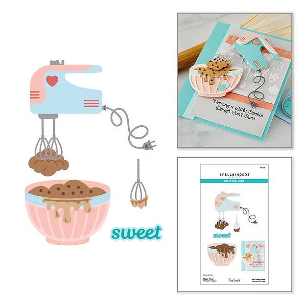 Spellbinders Magic Mixer Etched Dies by Tina Smith