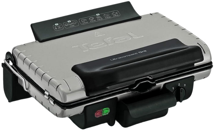 Tefal Grill Cooking Positions, Panini & Barbecue, 1700Watts, Grey
