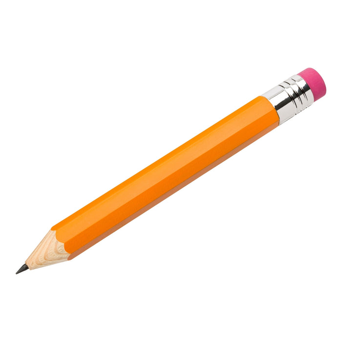 The Toysmith Giant Pencil by Toysmith is a large, sharpened yellow wooden pencil with a pink eraser and silver ferrule, displayed on a white background.