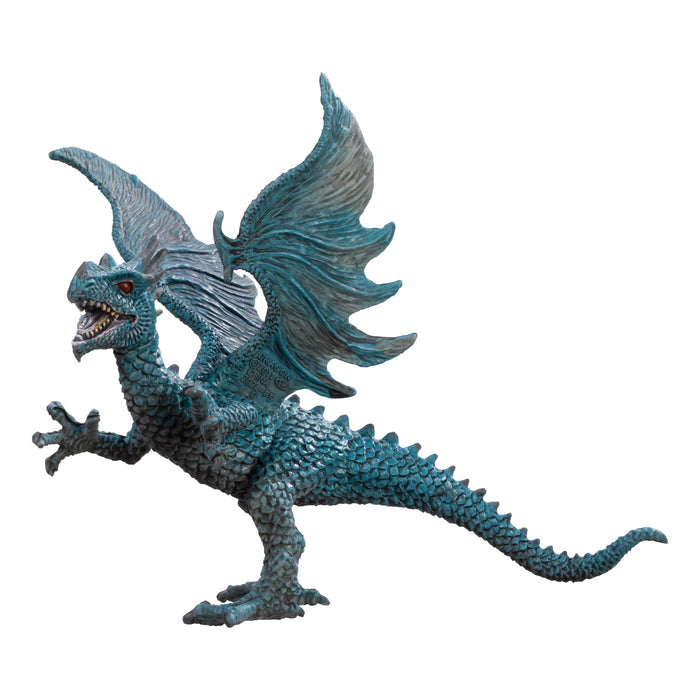 The Toysmith Magic Dragon Assorted figurine by Toysmith features blue scales, big wings, a long tail, sharp claws, and an open mouthβideal for imaginative play or as a bold fantasy toy ready to roar or defend.