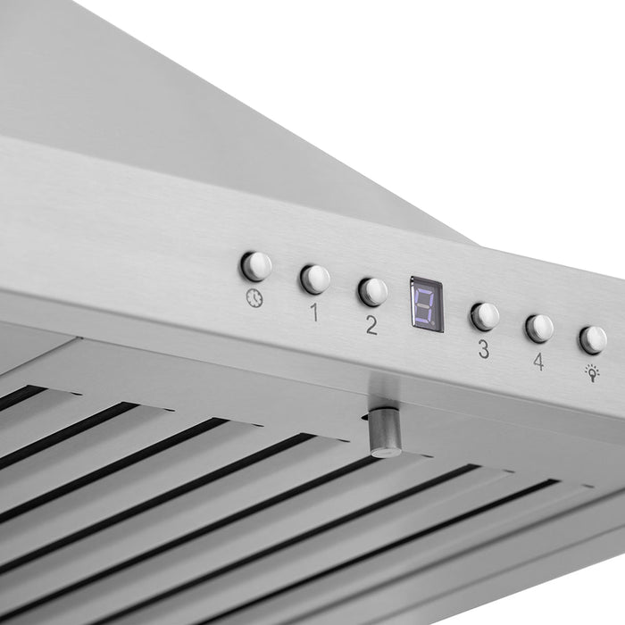 ZLINE 30 in. Convertible Vent Wall Mount Range Hood in Stainless Steel Handle, Open Box-Great Condition