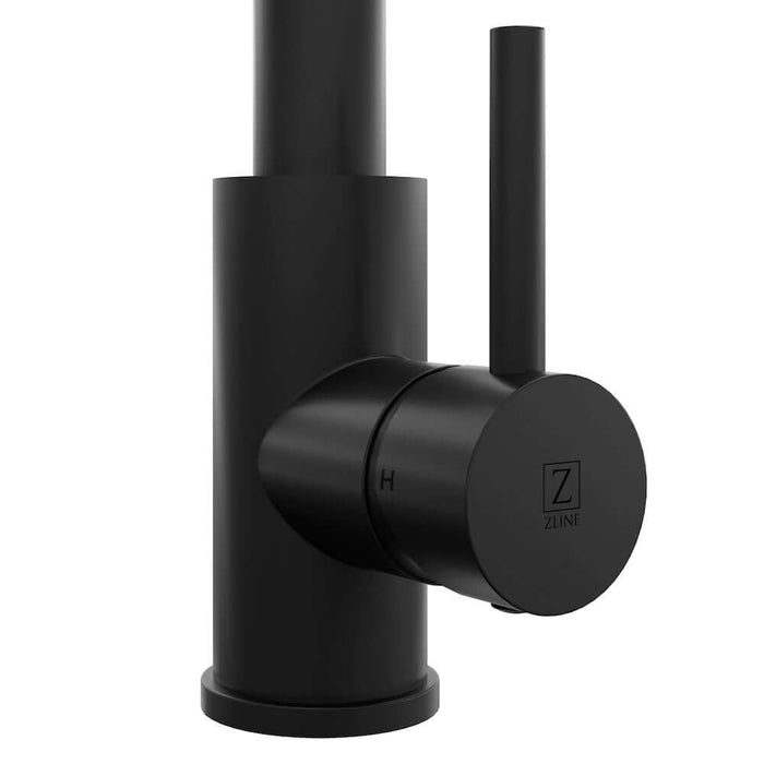 ZLINE Palisades Pull Down Single Handle Kitchen Faucet in Matte Black (RBCN1-KF-MB)