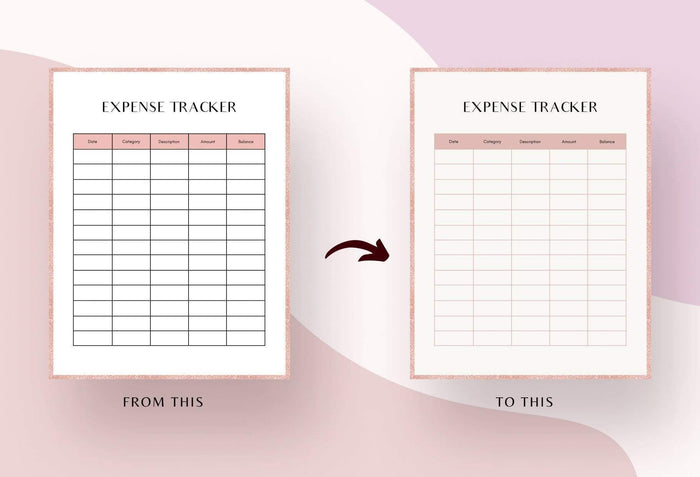 Ladystrategist 10 Page Financial Printable and Customizable Planner Canva Template instagram canva templates social media templates etsy free canva templates