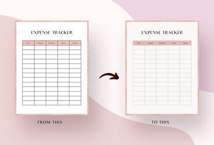 Ladystrategist 10 Page Financial Printable and Customizable Planner Canva Template instagram canva templates social media templates etsy free canva templates