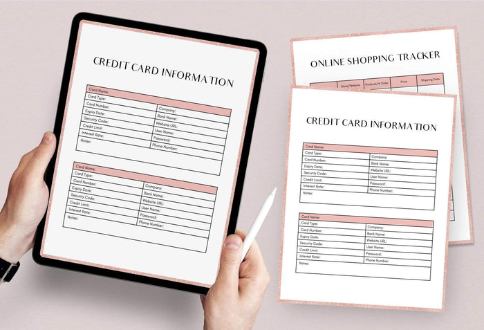 Ladystrategist 10 Page Financial Printable and Customizable Planner Canva Template instagram canva templates social media templates etsy free canva templates