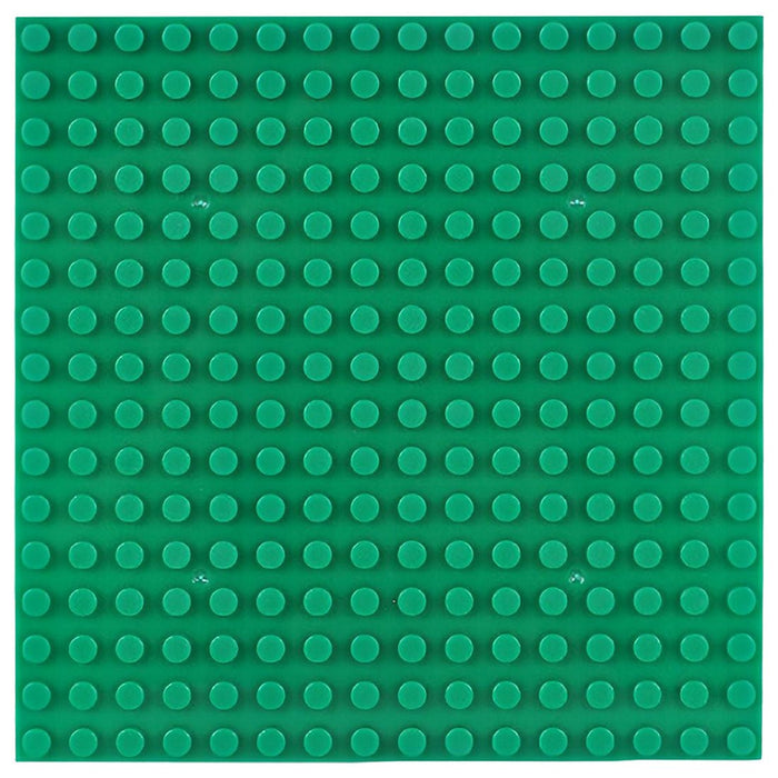 10pcs Grundplatte 16x16, Dunkelgrün - LesDiy -