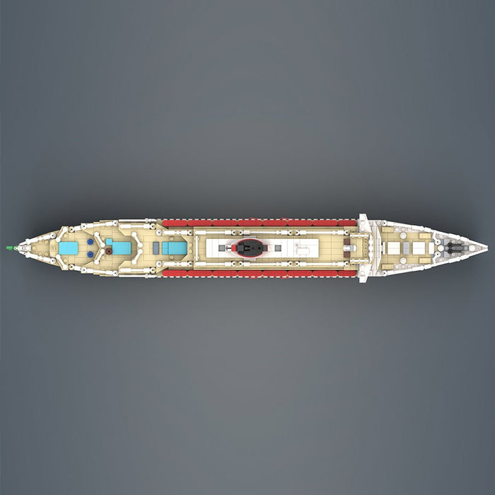 1/400 Scale Leonardo da Vinci Italian Ocean Liner Klemmbausteine - LesDiy - Klemmbausteine